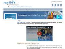 Tablet Screenshot of en.firstconnection.fr